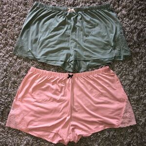 Flora Pajama Shorts, Size XL